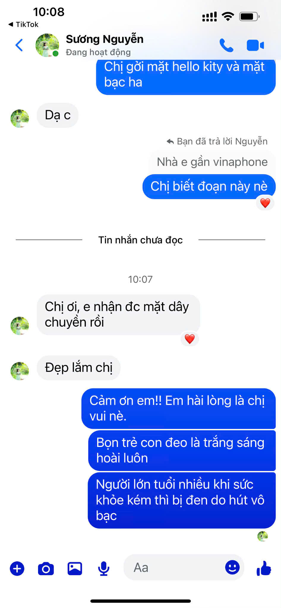 Khách hàng đánh giá nhẫn Amethyst 7 li bạc S925 Opalina